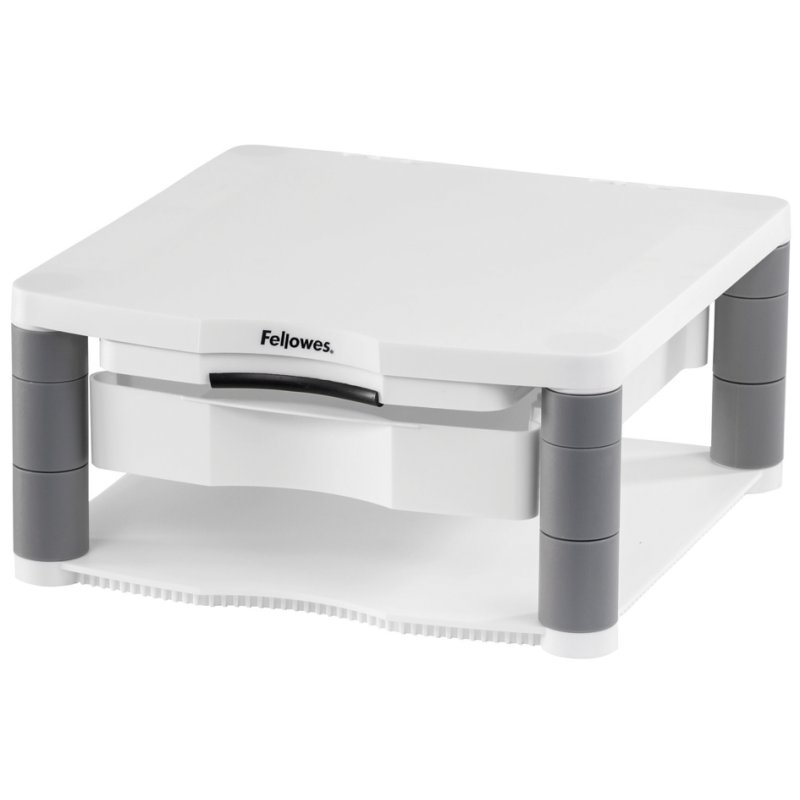 Fellowes socle de moniteur Premium Plus, blanc, 21 pouces, capacité 36 kg